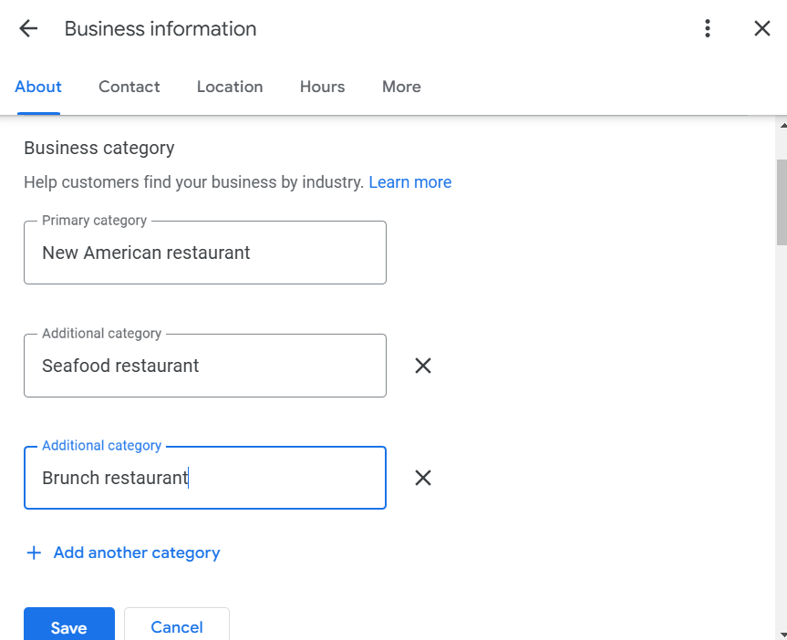 grow google business profile audience by adding best categories